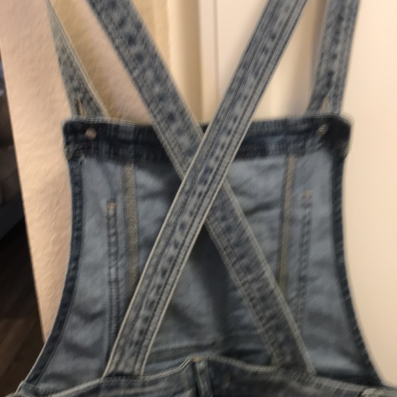 Free People Blue Denim Women Jeans Overalls - Picture 13 of 16